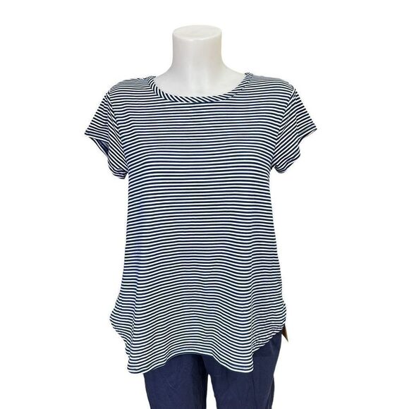 Koolaburra by Ugg 2-Piece Lounge Set Blouse & cropped pants in Navy sz Small NEW - Picture 4 of 9